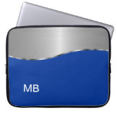 Das Monogramm-Laptop-Hülse der Männer Laptopschutzhülle (Vorderseite)