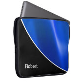 Das Monogramm-Laptop-Hülse der Männer Laptopschutzhülle (Vorne Rechts)