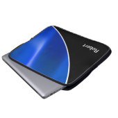 Das Monogramm-Laptop-Hülse der Männer Laptopschutzhülle (Vorne Knopf)