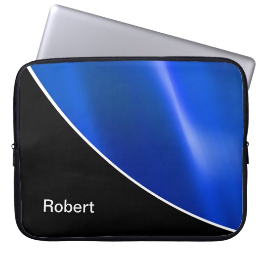Das Monogramm-Laptop-Hülse der Männer Laptopschutzhülle (Vorderseite)