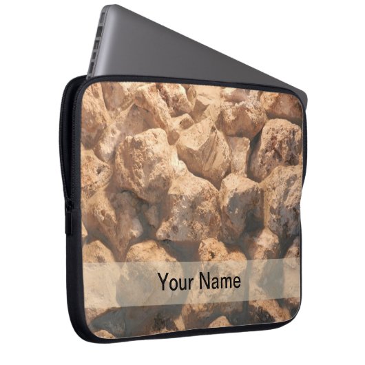 Das Monogramm-Laptop-Hülse der Männer Laptopschutzhülle (Vorne Rechts)