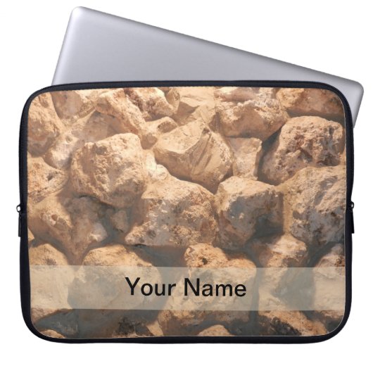 Das Monogramm-Laptop-Hülse der Männer Laptopschutzhülle (Vorderseite)