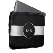 Das Monogramm-Laptop-Kasten der Männer Laptopschutzhülle (Vorne Rechts)