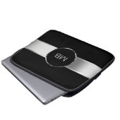 Das Monogramm-Laptop-Kasten der Männer Laptopschutzhülle (Vorne Knopf)