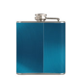 Das Monogramm-modernes Minimalistisches Flachmann (Rückseite)