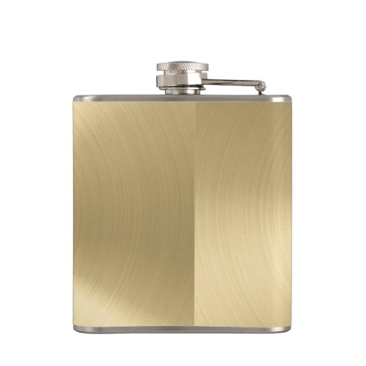 Das Monogramm-modernes Minimalistisches Flachmann (Rückseite)