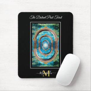 Das Monogramm Nr. der abgelaufenen Tarot-Deck-Kart Mousepad