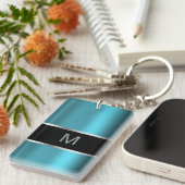 Das Monogramm-Schlüsselanhänger der Männer Schlüsselanhänger (Vorderseite rechts)