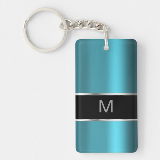 Das Monogramm-Schlüsselanhänger der Männer Schlüsselanhänger (Vorderseite)