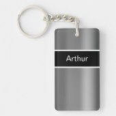 Das Monogramm-Schlüsselanhänger der Männer Schlüsselanhänger (Vorderseite)