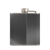 Das Monogrammmodernes Minimalistisches Flachmann (Rückseite)