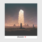 Das Monolith 4 Fantasy Sci-Fi Aufkleber (Blatt)