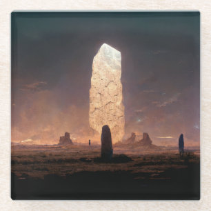 Das Monolith 4 Fantasy Sci-Fi Glasuntersetzer