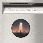 Das Monolith 4 Fantasy Sci-Fi Magnet (In Situ (Geschirrspüler))
