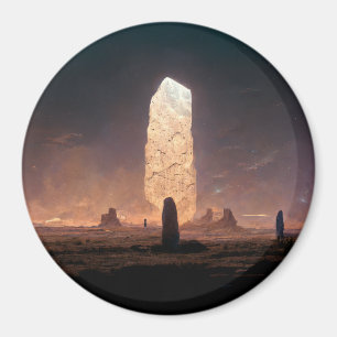 Das Monolith 4 Fantasy Sci-Fi Magnet