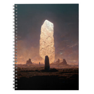 Das Monolith 4 Fantasy Sci-Fi Notizblock