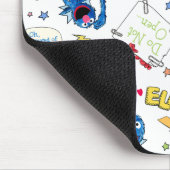 Das Monster am Ende dieses Geschichtenmusters Mousepad (Ecke)