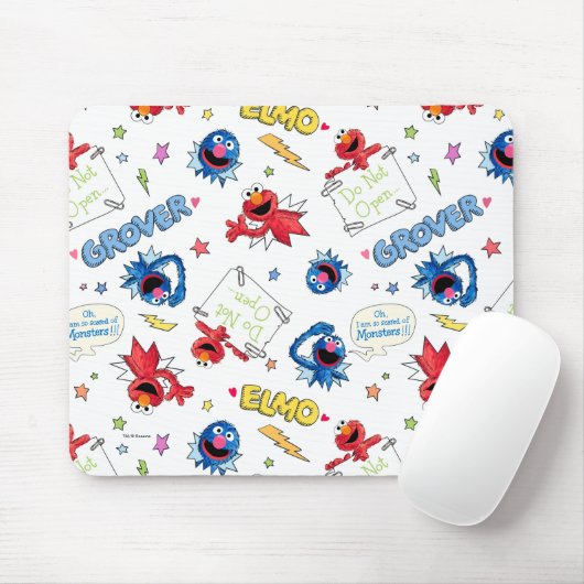 Das Monster am Ende dieses Geschichtenmusters Mousepad (Mit Mouse)