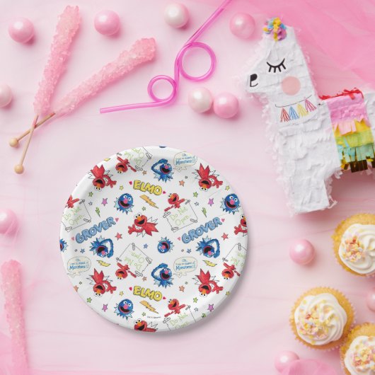 Das Monster am Ende dieses Geschichtenmusters Pappteller (Party)