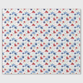 Das Monster am Ende dieses historischen Musters Geschenkpapier (Flach)