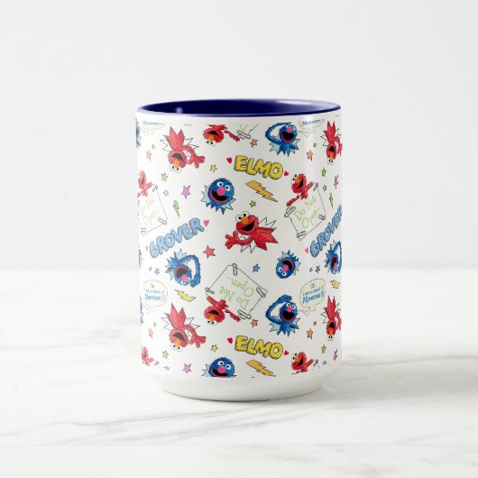 Das Monster am Ende dieses historischen Musters Tasse (Zentrum)