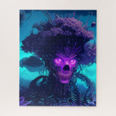 Das Monster der Cyber-Bäume im Dunkeln Puzzle (Vertikal)