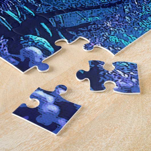 Das Monster der Cyber-Bäume im Dunkeln Puzzle (Seite)