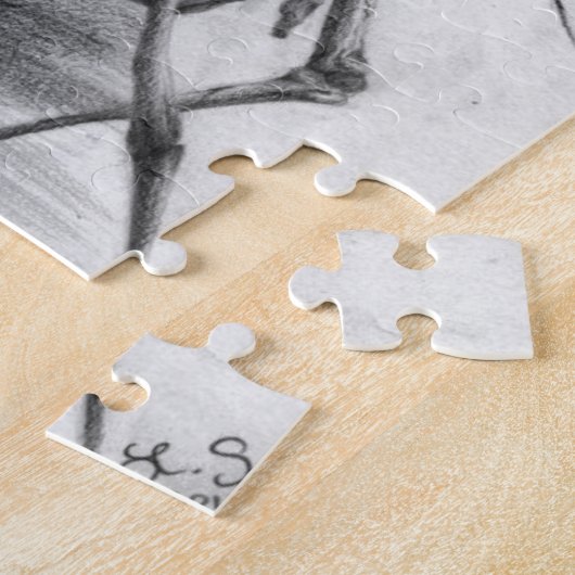 Das Monster des unbekannten Horrors Originelles Ku Puzzle (Seite)