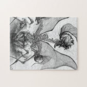 Das Monster des unbekannten Horrors Originelles Ku Puzzle (Horizontal)