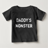 Das Monster des Vatis Baby T-shirt (Vorderseite)