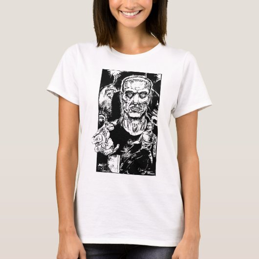 Das Monster entgeht Mädchen T T-Shirt (Vorderseite)
