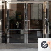 Das Monster Fensteraufkleber (Büro Tür)