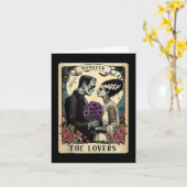 Das Monster Frankenstein und die Brücke der Lieben Karte (Gelbe Blume)