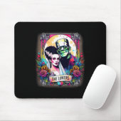 Das Monster Frankenstein und die Brücke der Lieben Mousepad (Mit Mouse)