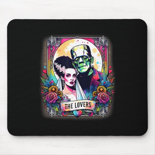 Das Monster Frankenstein und die Brücke der Lieben Mousepad (Vorne)