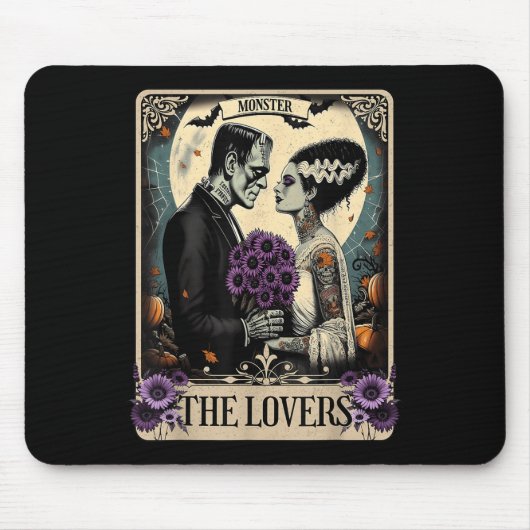 Das Monster Frankenstein und die Brücke der Lieben Mousepad (Vorne)