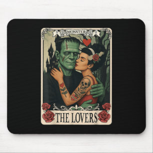 Das Monster Frankenstein und die Brücke der Lieben Mousepad