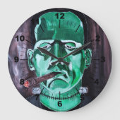 Das Monster-Gemälde von Alfred Fox Große Wanduhr (Vorderseite)