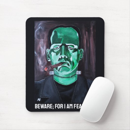Das Monster-Gemälde von Alfred Fox Mousepad (Mit Mouse)