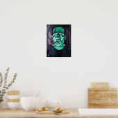 Das Monster-Gemälde von Alfred Fox Poster (Küche)