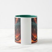 Das Monster kommt aus den Tiefen der Finsternis. Tasse (Zentrum)