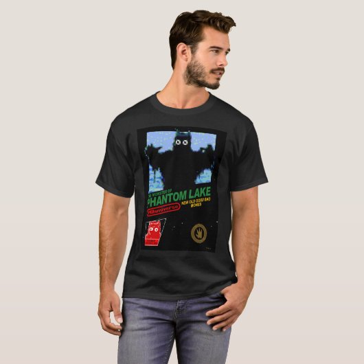 Das Monster Phantomsee-des Retro Videospiel-Shirts T-Shirt (Vorne ganz)
