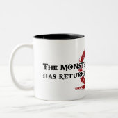 Das Monster schufen Sie - Kratos Zweifarbige Tasse (Links)