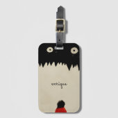 Das Monster verdunkelt Gepäckanhänger (Vorderseite Vertikal)