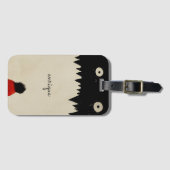 Das Monster verdunkelt Gepäckanhänger (Vorderseite (Horizontal))