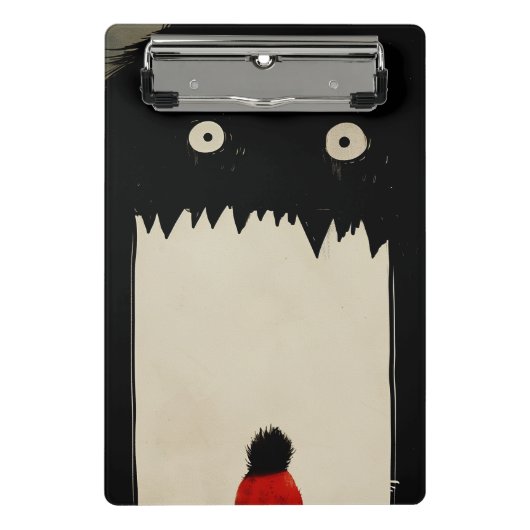 Das Monster verdunkelt Mini Klemmbrett (Vorderseite)