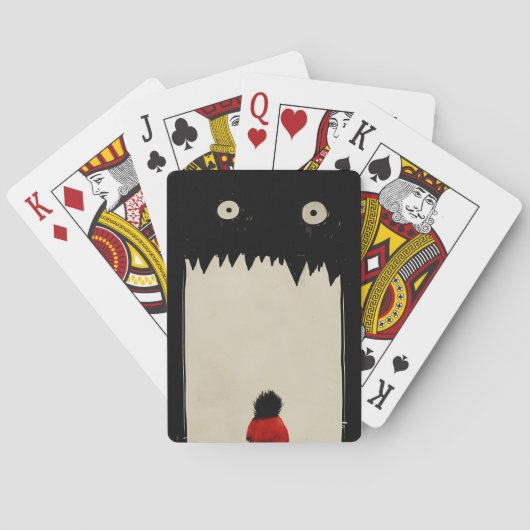 Das Monster verdunkelt Spielkarten (Rückseite)