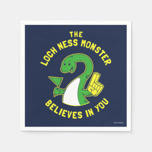 Das Monster von Loch Ness glaubt an dich Serviette