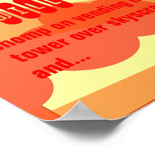 Das Monster von Tokio Poster (Ecke)