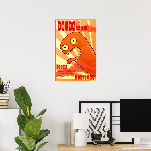 Das Monster von Tokio Poster (Heimbüro)